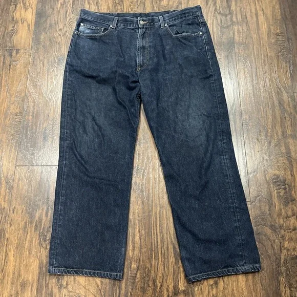 Brooks Brothers Jeans Size 38/34 100% Supima Cotton USA Straight Leg EUC - Picture 2 of 7